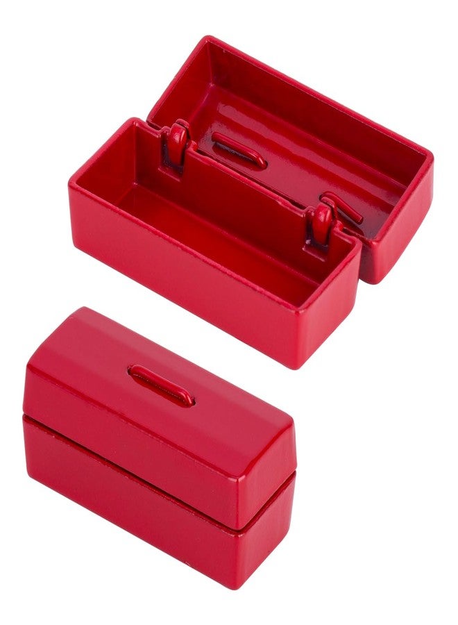 G.T.R RC 1:10 Scale RC Crawler Accessories Simulation Decoration Tools Mini Decorative Wrench Hammer Screwdriver Toolbox for 1/10 RC Crawler Car SCX10 D90 D110 TF2 TRX4 (Red) - Image 5